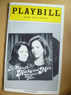 2004 Playbill After Birth Kathy and Mo's Greatest Hits - Mo Gaffney Kathy Najimy