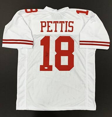 Dante Pettis Signed Custom Jersey Jsa Witnessed San Francisco