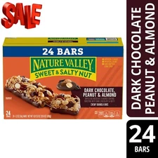 Nature Valley Chewy Dark Chocolate Granola Bars with Peanut and Almond Flavor, 2