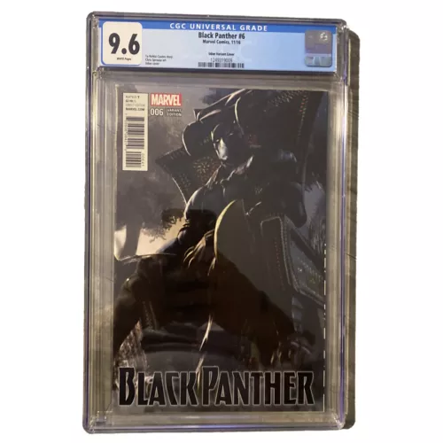 Black Panther #6 Udon 1:25 Variant CGC 9.6 2016 White Pages