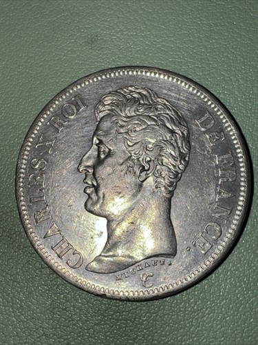 1826 Frankreich Französisch A 5 Franken Karl X. Welt Silberkrone KM720.1 2. Königreich