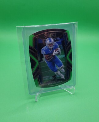 D'ANDRE SWIFT 2020 Panini Select Club Level Neon Green Holo DieCut Rookie EAGLES