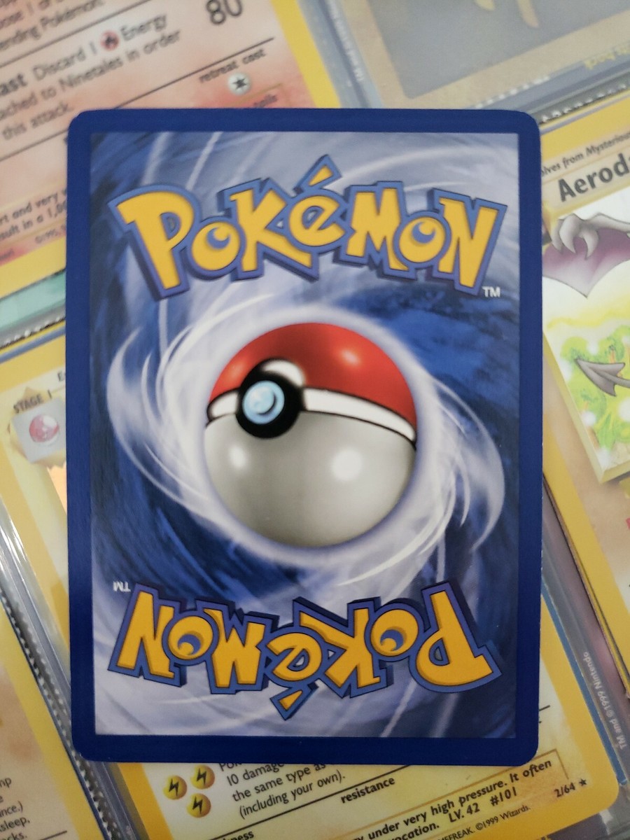 Pokemon Mewtwo 10/102 Playing Card - 1995,96,98 Halographic | eBay