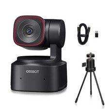 OBSBOT Tiny 2 Lite AI-Powered 4K UHD PTZ Webcam,1/2" CMOS Sensor 4X Digital Z...