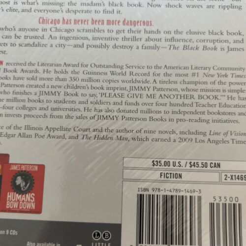 The Black Book by James Patterson and David Ellis - Audiobook CD - Unabridged - Picture 6 of 7