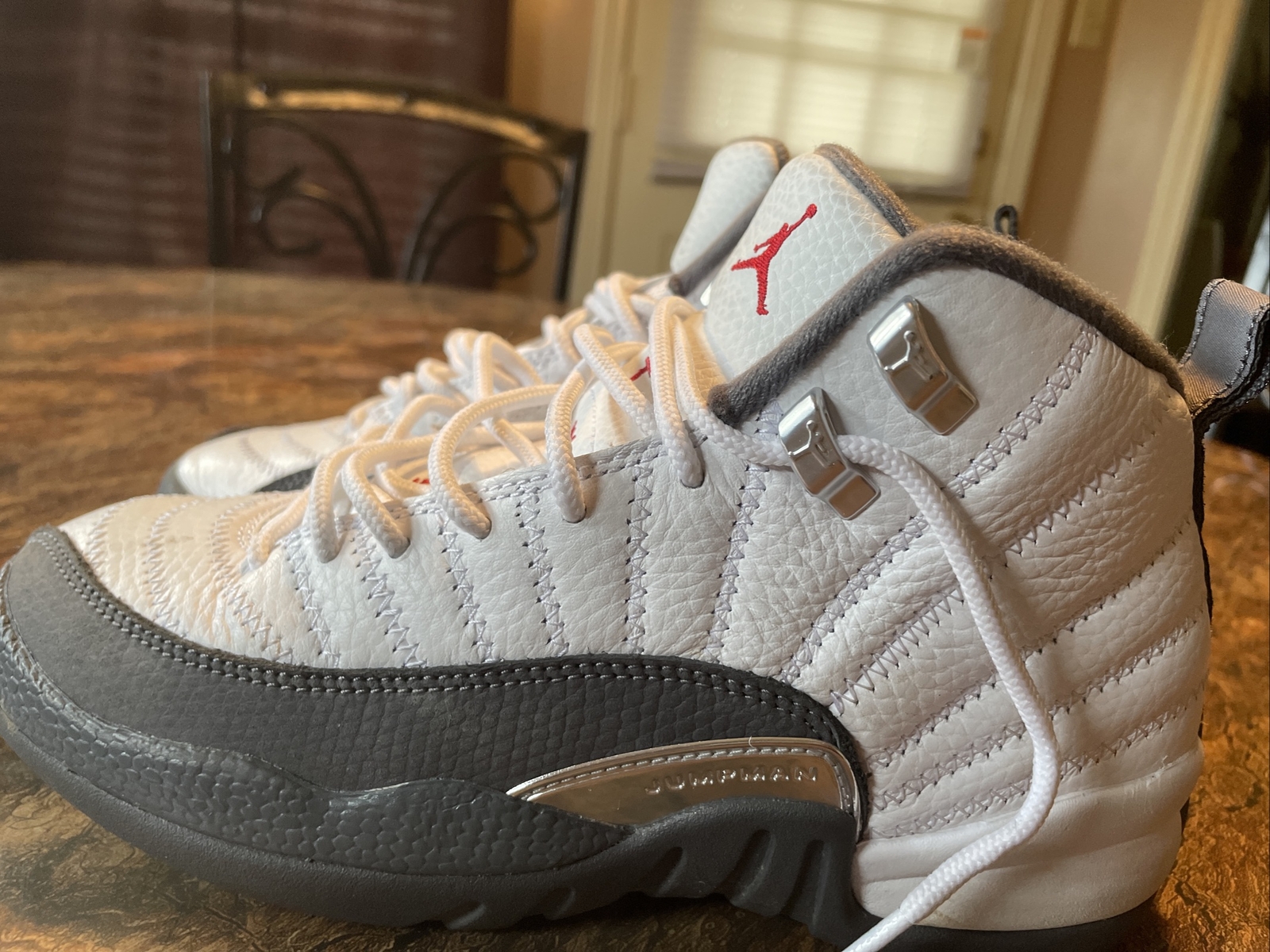 aj 12 grey