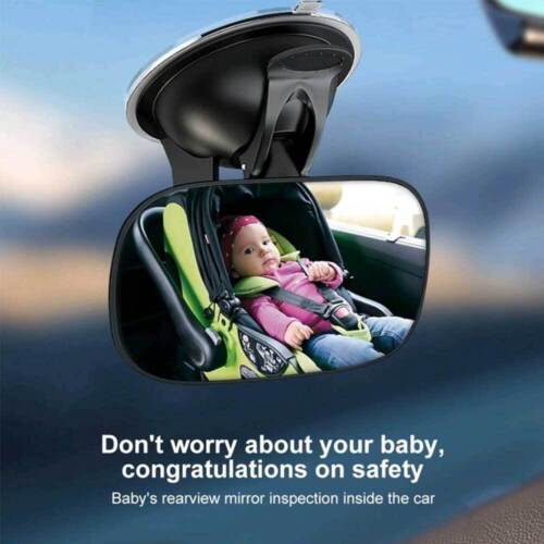 Car Interior Mirror 360 Degree Rotatable Suction cup Windshield Mirror Universal - Picture 10 of 10