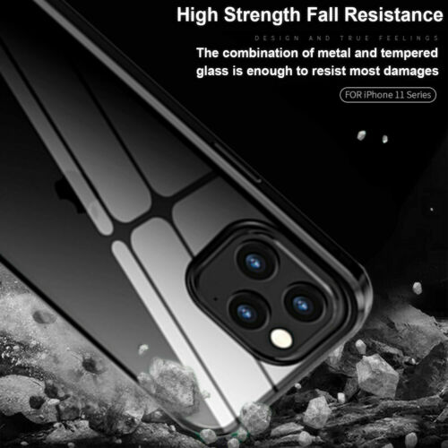 Anti Peep Magnetic Phone Case Double Glass Cover iPhone 14 13 12 11 Pro Max XR 8 - Picture 18 of 37