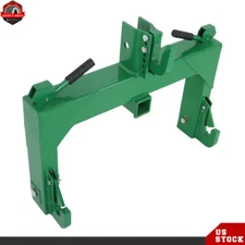 3000 LB Steel 3 Point Quick Hitch W/ 2" Receiver Hitch For Cat 1 & 2 Tractors