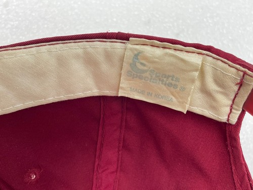 SPORTS SPECIALTIES WASHINGTON REDSKINS SCRIPT TWILL SNAPBACK HAT 90’s VINTAGE - 第 9/13 張圖片