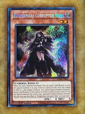Yugioh Knightmare Corruptor Iblee BLMR-EN057 Secret Rare 1st Ed NM