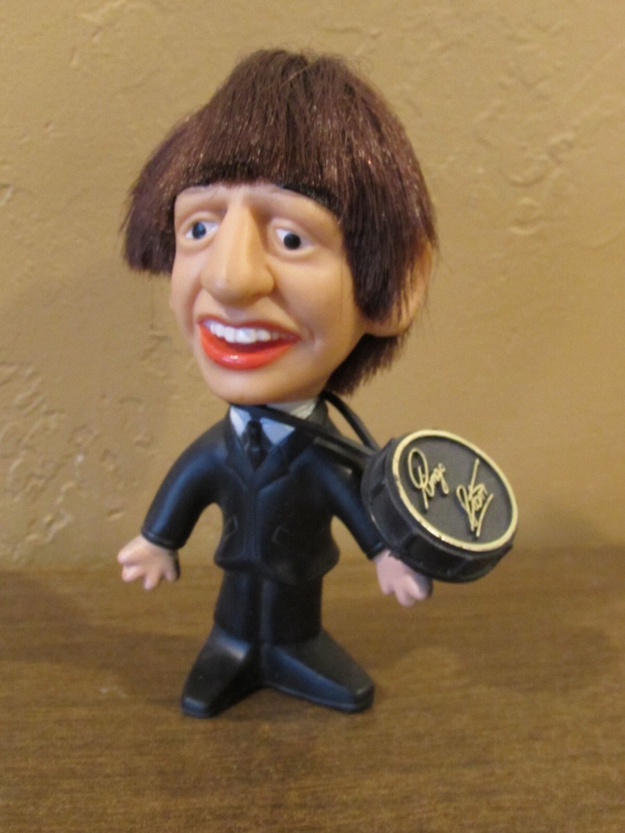 ザビートルズヴィンテージミニフィギュアリンゴスター The Beatles Ringo Starr Nems Doll Vintage 1964 Vinyl Rubber Figure