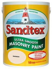Sandtex 5 Litre Ultra Smooth Masonry Paint Outdoor Home Wall Exterior Paints
