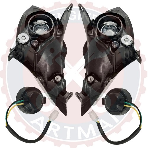 Right and Left Headlight Assembly For Yamaha Raptor 700 / 700R YFM700R 2006-2023 - Picture 2 of 10