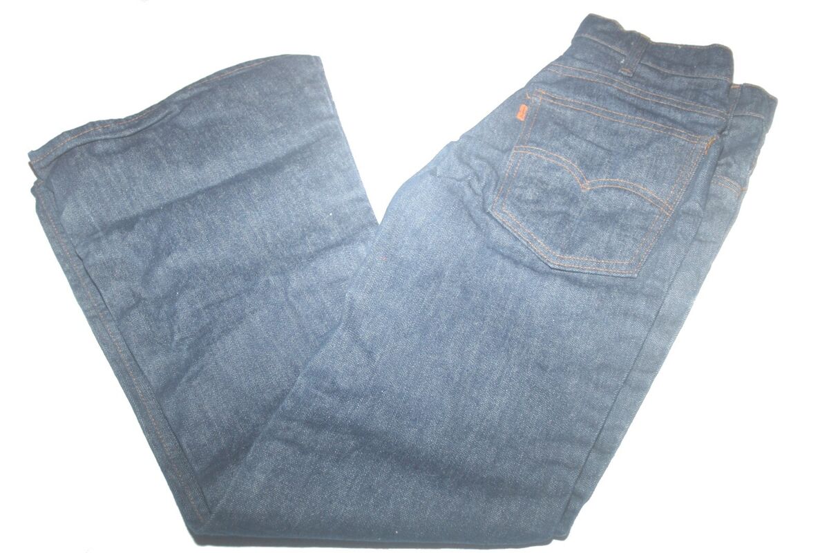 Vintage 80's Levis Mens 684-0217 Orange Tab Flare Jeans 30 x Vintage 80's Levis Mens 684-0217 Orange Tab Flare Jeans 30 x