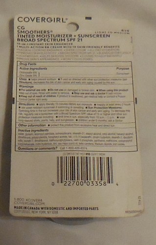 1.35 oz Covergirl CG Smoothers BB Cream Light to Medium 810 New - Picture 2 of 2
