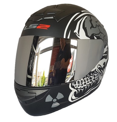 LS2 F352 WOLF FULL FACE MOTORCYCLE HELMET LARGE