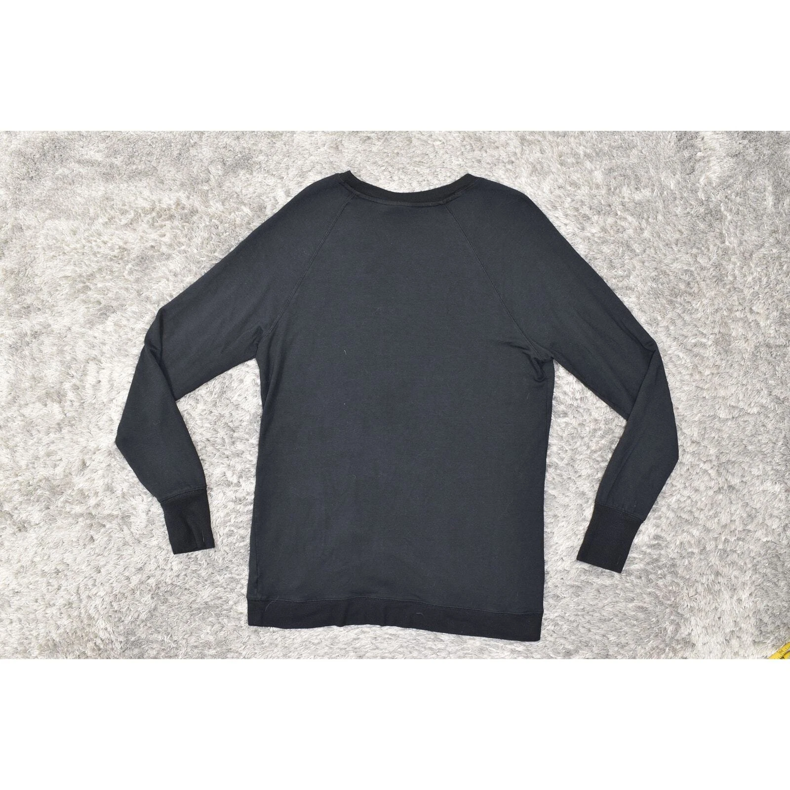 athleta modal blend crew neck solid long sleeve sweater