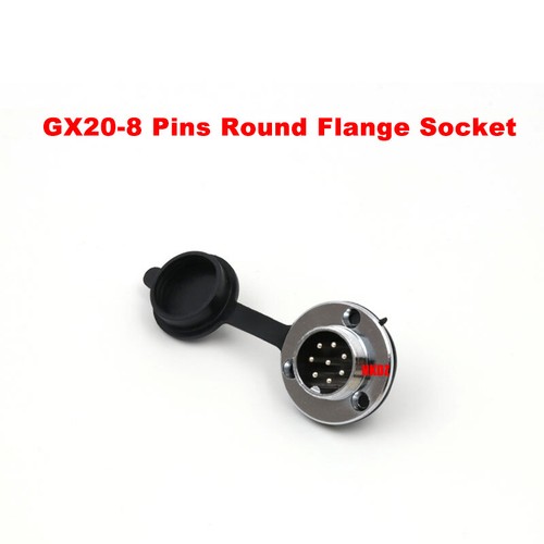 GX20 Aviation Plugs Round Flange Sockets Metal Panel Cable Connectors 2~15 Pins - Picture 42 of 47