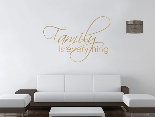 Family is everything wall sticker | Family Wall Art Decal | Family Wall Quote - Picture 8 of 11