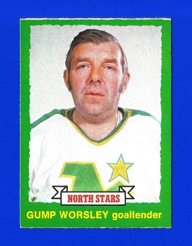 1973-74 OPC O-Pee-Chee HOCKEY #230 GUMP WORSLEY EX+/EXMINT HOF NORTH STARS (SB1)