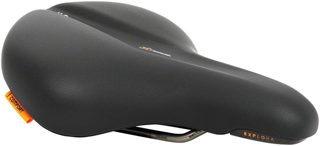 Седло Selle Royal Royal Explora - Черное, расслабленное