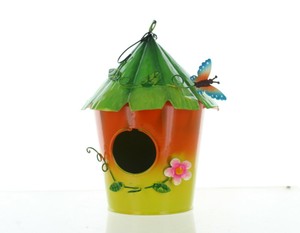 Fountasia Metal Hanging Decorative Bird House Feeder Garden Choice