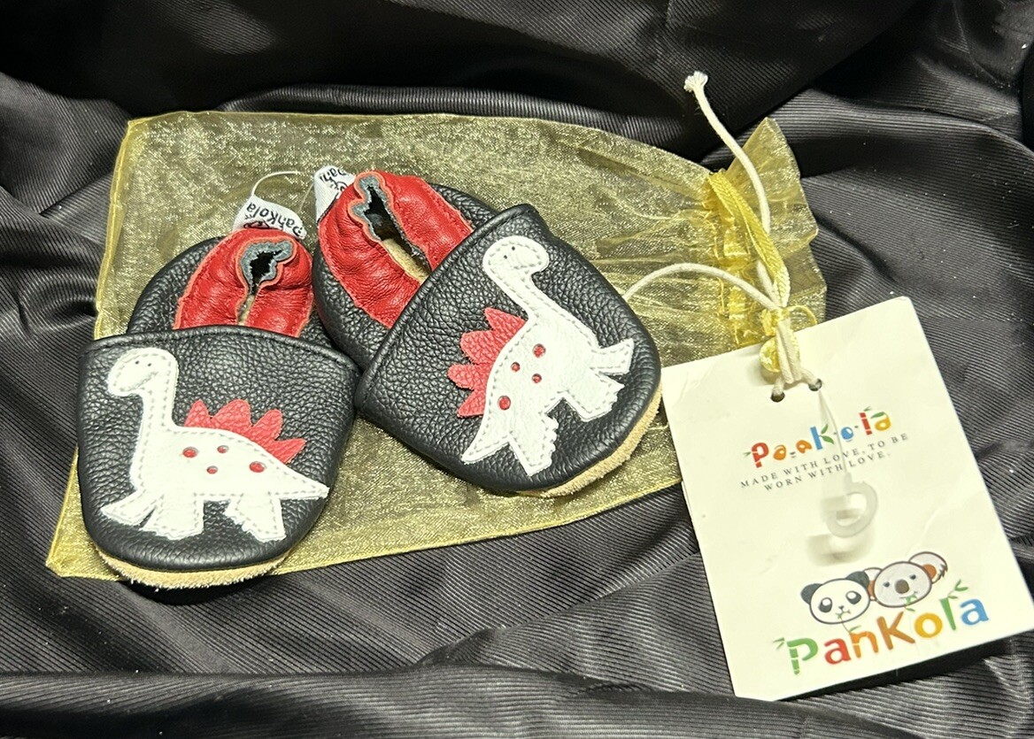 Pankola Baby Soft Sole Leather Booties Australia by Jimmy Yu  NEW