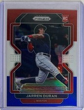 2022 Panini Prizm -Red White & Blue Tier II #149 Jarren Duran Rookie (RC)