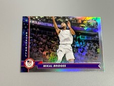 Mikal Bridges 2024 Topps Chrome US Olympic Paralympic Refractor #180 Basketball
