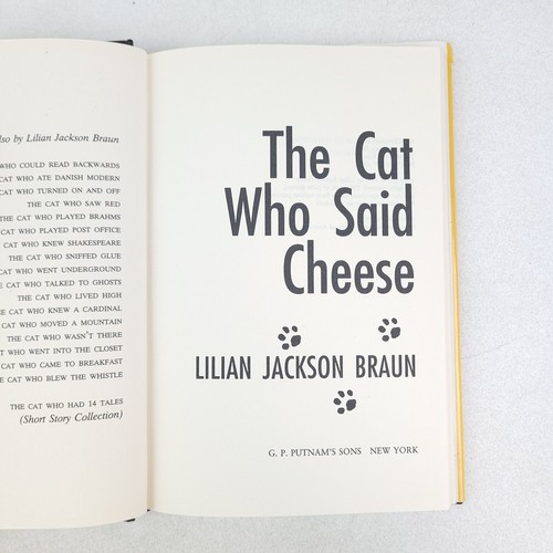 7 The Cat Who Novels, Lilian Jackson Braun, HC/DJ Lot Cozy Mysteries & Companion - Picture 8 of 16
