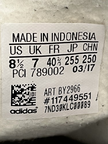 Adidas Samba Trainers Size UK 7 White Leather Originals Shoes - Picture 12 of 12