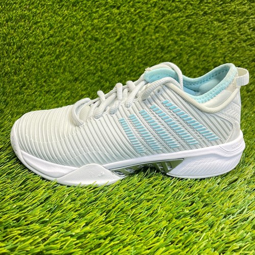 K-Swiss Hypercourt Supreme Womens Size 6 Gray Blue Running Tennis Shoes Sneakers - Picture 3 of 10