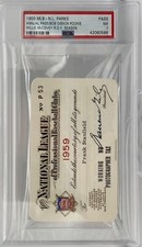 1959 NL Ticket Pass PSA McCovey/Bob Gibson Debut/Koufax 18K/Haddix Perfect⚾️ 1959 NL Ticket Pass PSA McCovey/Bob Gibson Debut/Koufax 18K/Haddix Perfect⚾️