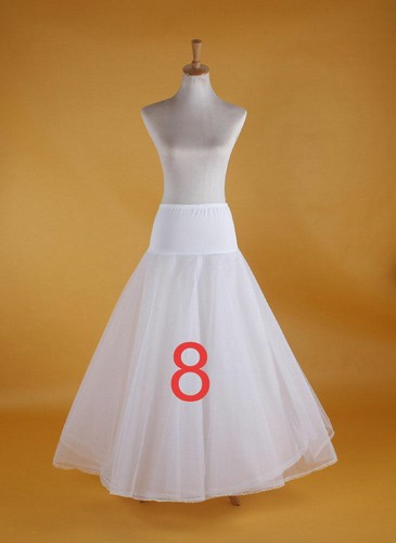 Petticoat Unterrock Kleid Unterkleid Reifrock Ringe Brautkleid Weiß G1 - Bild 27 von 34
