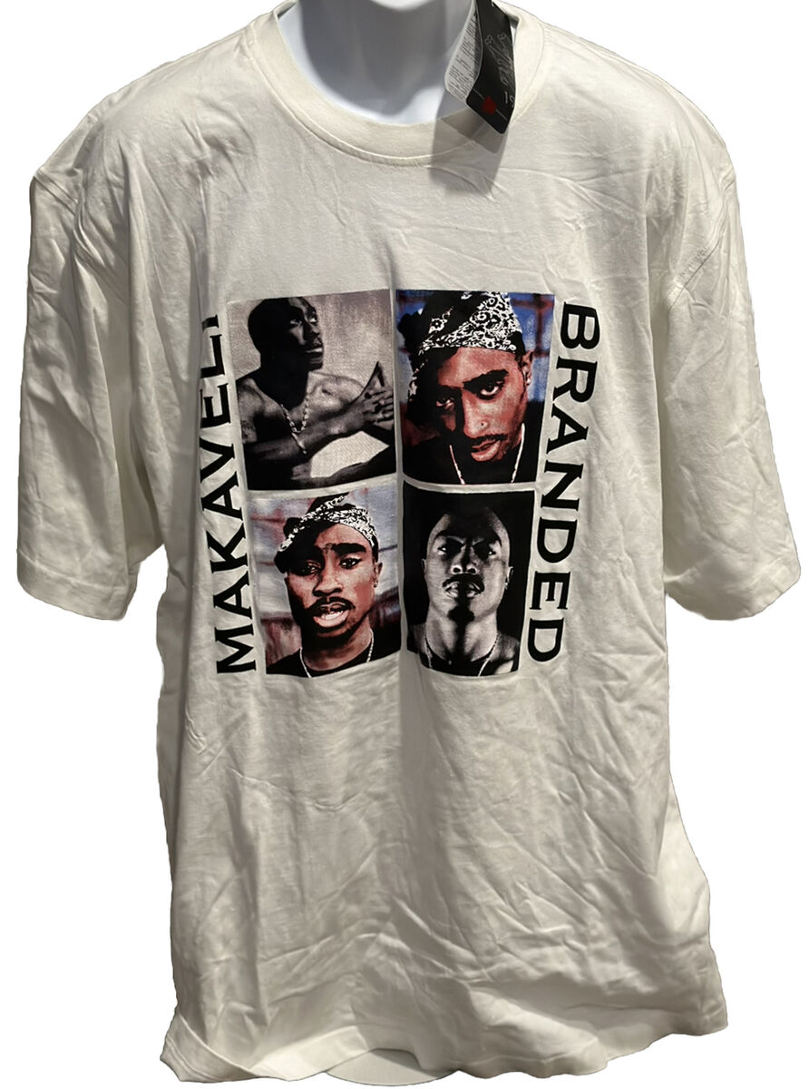 Makaveli Branded Tupac 2pac T Shirt Rap Tee Men's 2XL NOS Makaveli Branded Tupac 2pac T Shirt Rap Tee Men's 2XL NOS
