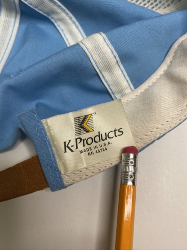 Vintage Nationwide Insurance K-Products Snapback Strap Back Trucker Hat Blue - Picture 9 of 9