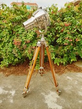 Vintage Spotlight Theater Nautical Home Decorative Tripod Search light lamp