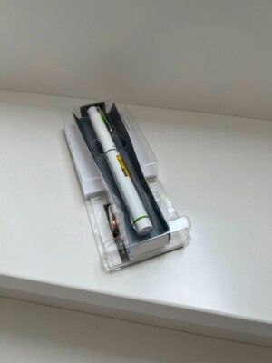OVP Leitz Pro2 Eingabestift roter Laserpointer Presenter Complete 67380001 weiß