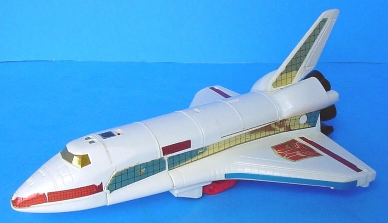 1986 HASBRO TRANSFORMERS AUTOBOT SKY LYNX ACTION FIGURE DINOSAUR WHITE RED - Image 3 of 4