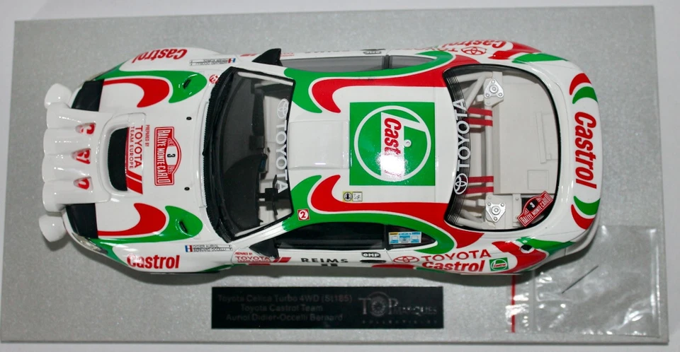 TOYOTA CELICA WRC 4WD - TTE CASTROL MONTECARLO AURIOL OCCELLI - TOPMARQUES 1:18 - Immagine 3 di 4