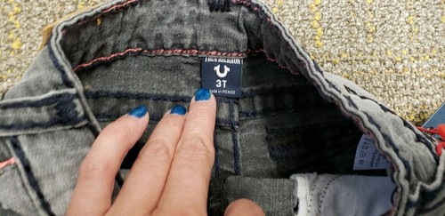 Neu mit Etikett True Religion Mädchen Casey Super T Jeans, Größe 3T - Bild 5 von 5