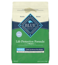 Blue Buffalo Life Protection Formula Adult Lamb  Brown Rice Recipe Dry 30lb