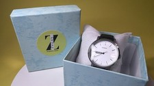 Fossil Men s Minimalist Watch Silver Dial Black Leather Strap Quartz