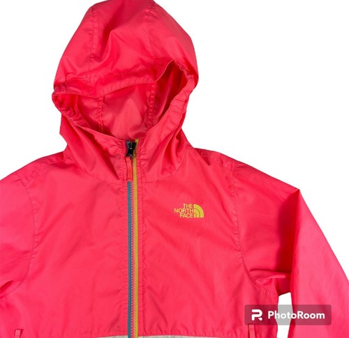 THE NORTH FACE PINK WINDBREAKER JACKET Girls Size Small 7/8 - Picture 2 of 10