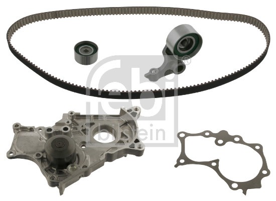 FEBI Water Pump  Timing Belt Kit TOYOTA 2,0 13503-27010 13503-27010S3