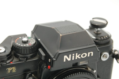 Nikon F3 35mm SLR Film Camera Body Black - please read - Picture 8 of 9