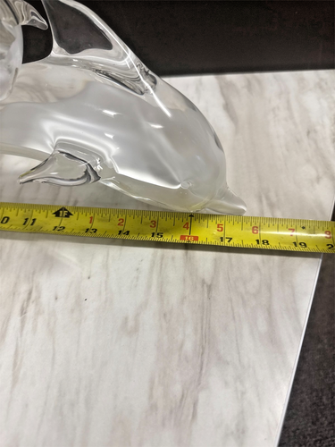 Oggetti Italien Delfin Glas Figur Handarbeit Kunst Sammlerstück - Bild 9 von 9