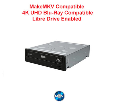 Internes Blu-Ray Laufwerk Brenner Makemkv Uhd 4k Libredrive LG WH14NS40