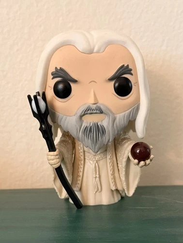 Funko Pop! Movies Lord of the Rings #447 Saruman Vinyl Figure Loose